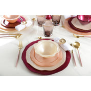 Serveerbord roze -