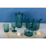 Saladier 26cm acryl turquoise