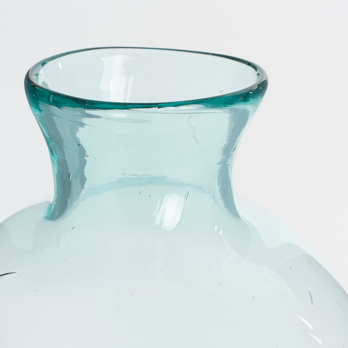 Florine Bottle Vase - H58 x Ø26 cm - Recycled Glass - Transparent