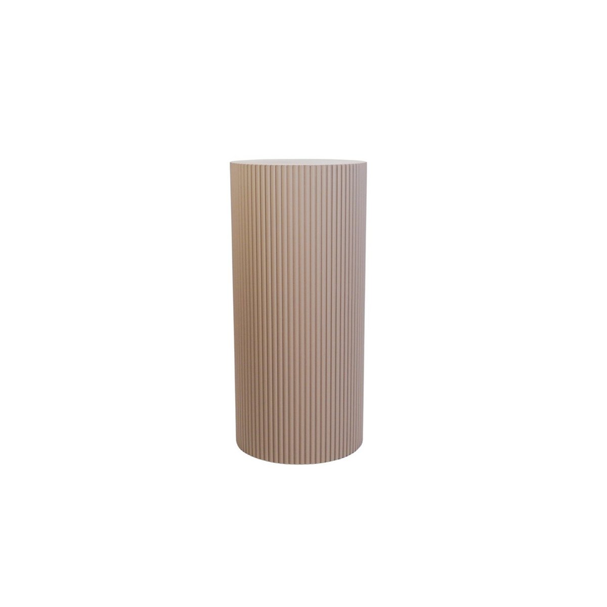 Side table / Column - Cylinder - Taupe 