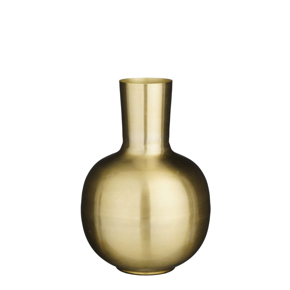 Vase Dara - H42 x Ø28 cm - Métal - Doré