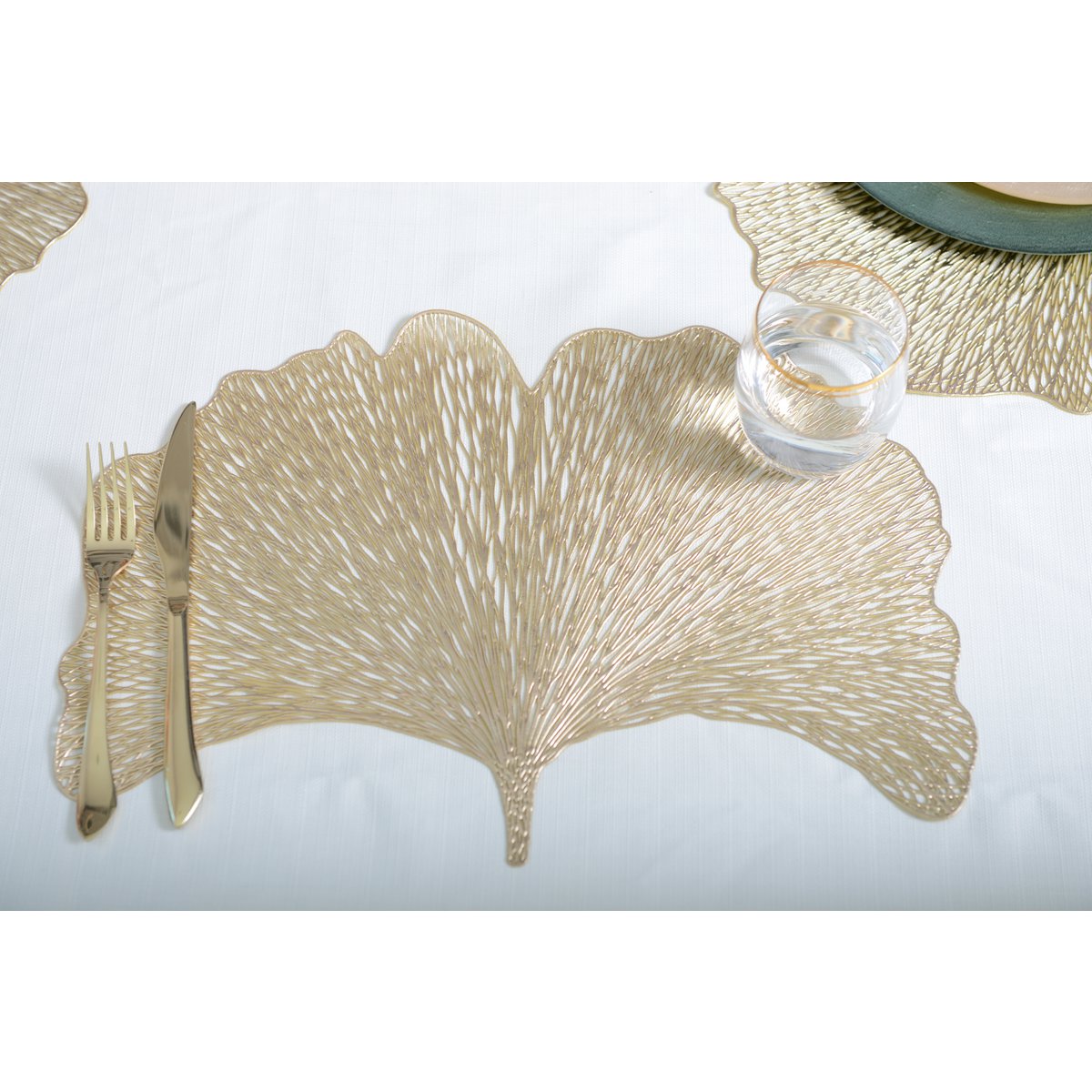 Ginkgo gouden placemat 44x30 cm
