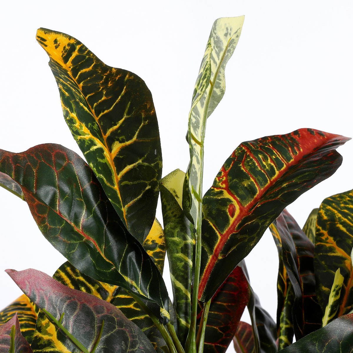 Croton artificiel en pot Stan - H73 x Ø40 cm - Panaché
