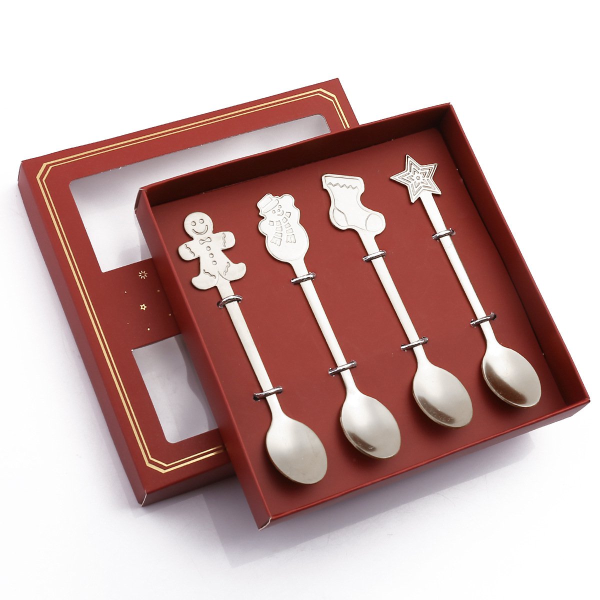 Zilveren lepel - set van 4