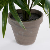 Palmier artificiel en pot Stan - H 40 x Ø 35 cm - Vert