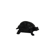 Schildpaddoos - Polyresin - Zwart - 15,5x13,5x7,5cm