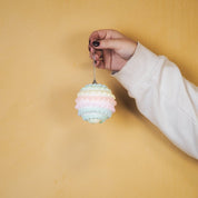 Christmas ornaments - Christmas balls - Foam - Unicorn colors - S3 - 8cm