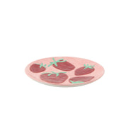 Decoratief bord met aardbeien - 17,5x17,5x2cm