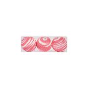 Kersthanger- Kerstballen- Schuim- Neon Roze -S3- 10cm