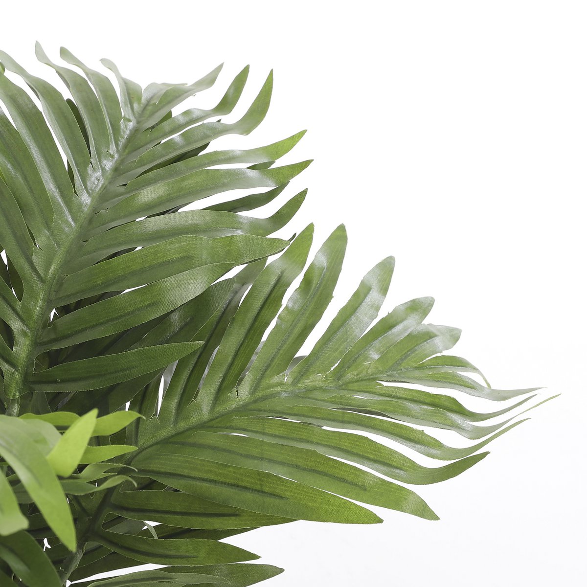 Artificial Areca Palm Plant in Flower Pot Stan - H45 x Ø60 cm - Green