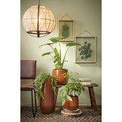 Pella hanging lamp - H50 x Ø51 cm - Linen - Off -White