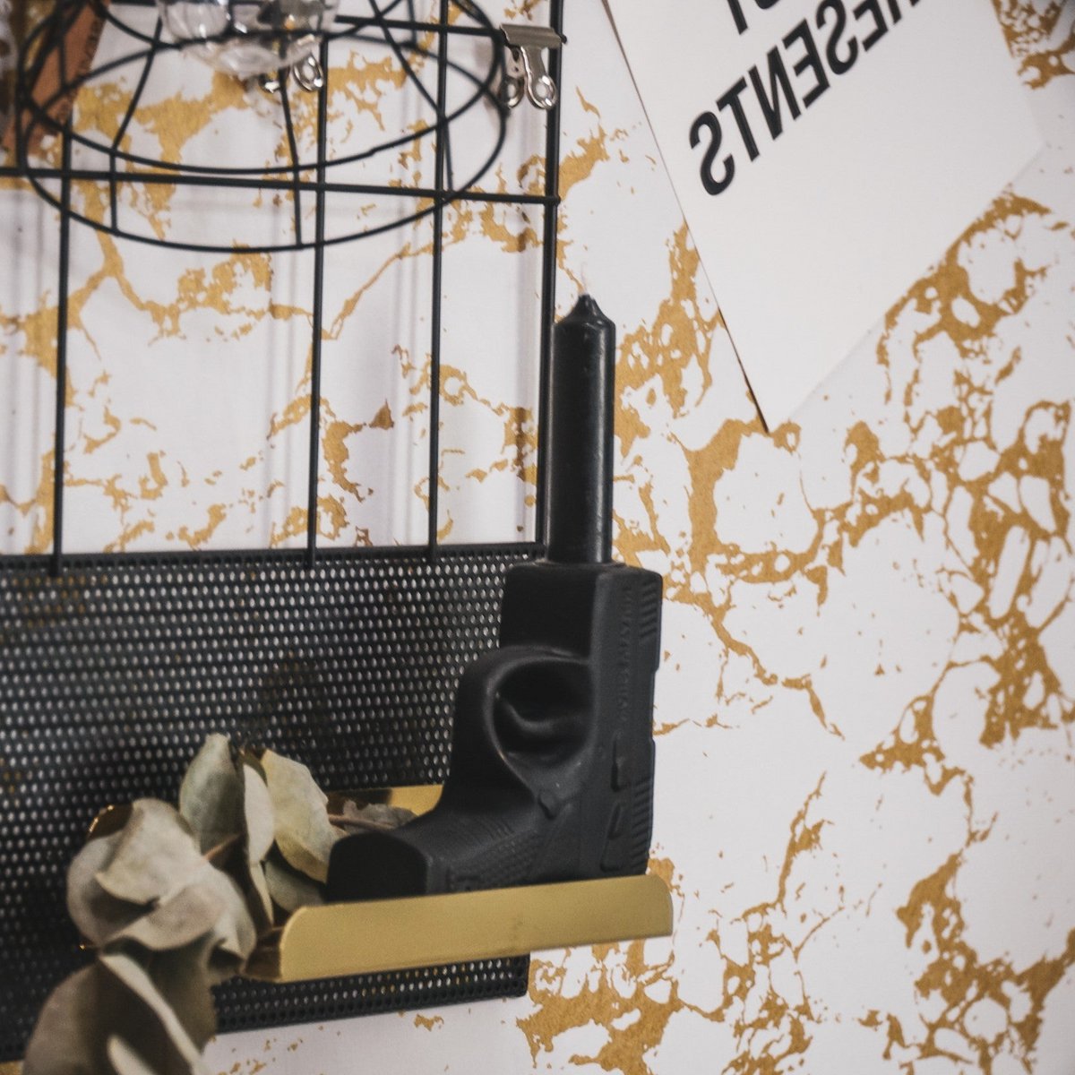 Candle holder - Gun 