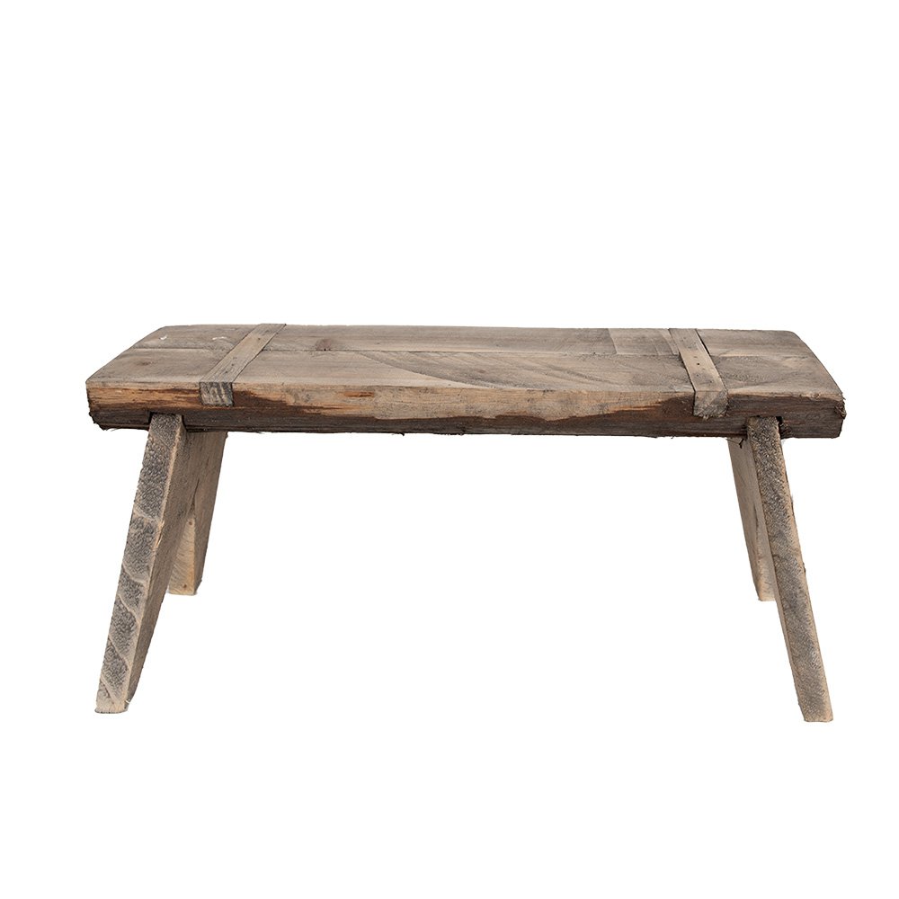 Plantentafel Bruin, Hout 44x18x20 cm