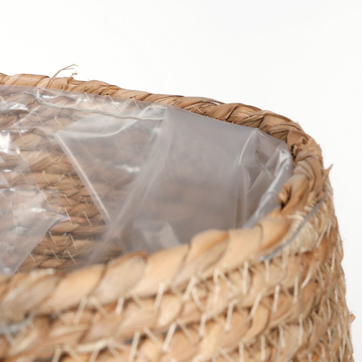 Jorck Plant Basket - H19 x Ø22 cm - Seagrass - Light brown