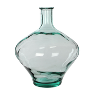 Kyara Bottle Vase - H46 x Ø38 cm - Recycled Glass - Transparent