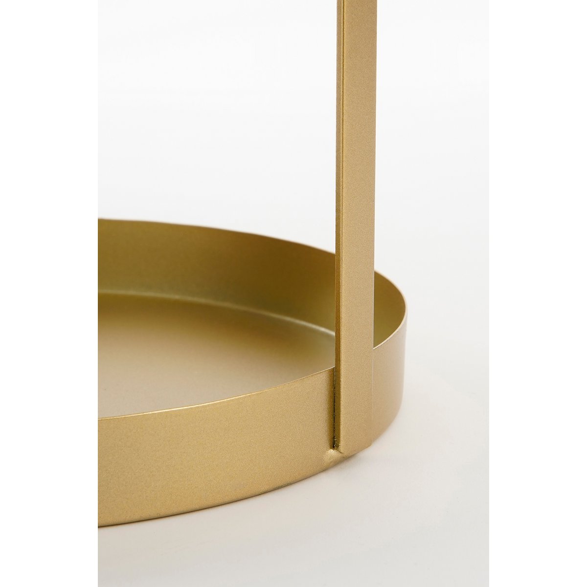 Etagère 2-Tier - H41 x Ø25 cm - Metal - Gold