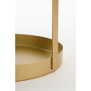 Etagère 2-Tier - H41 x Ø25 cm - Metal - Gold
