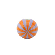 Candle holder -Swirl - Dolomite - Orange/Lilac - 7x7x7cm