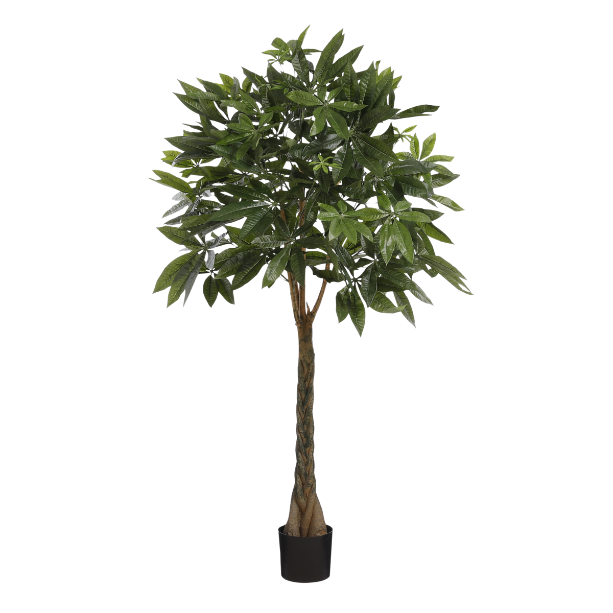 Plante artificielle Pachira - H120 x Ø50 cm - Vert