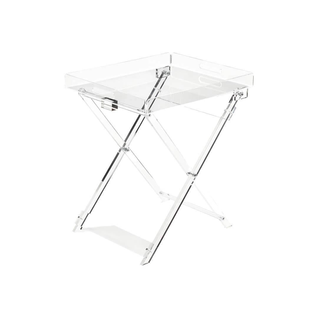 Acrylic folding table top 46x38x54cm