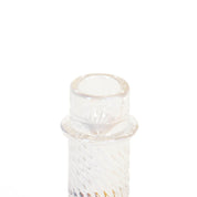 Kaarshouder - Glas - Regenboogkleur - 8x10cm