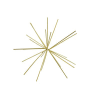 Ornament - Vuurwerk - Metaal - Goud - 25x25x25cm
