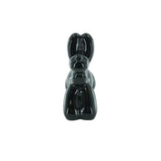 Ornament- Spaarpot Ballon Hond- Keramiek- Zwart-17x7x17cm