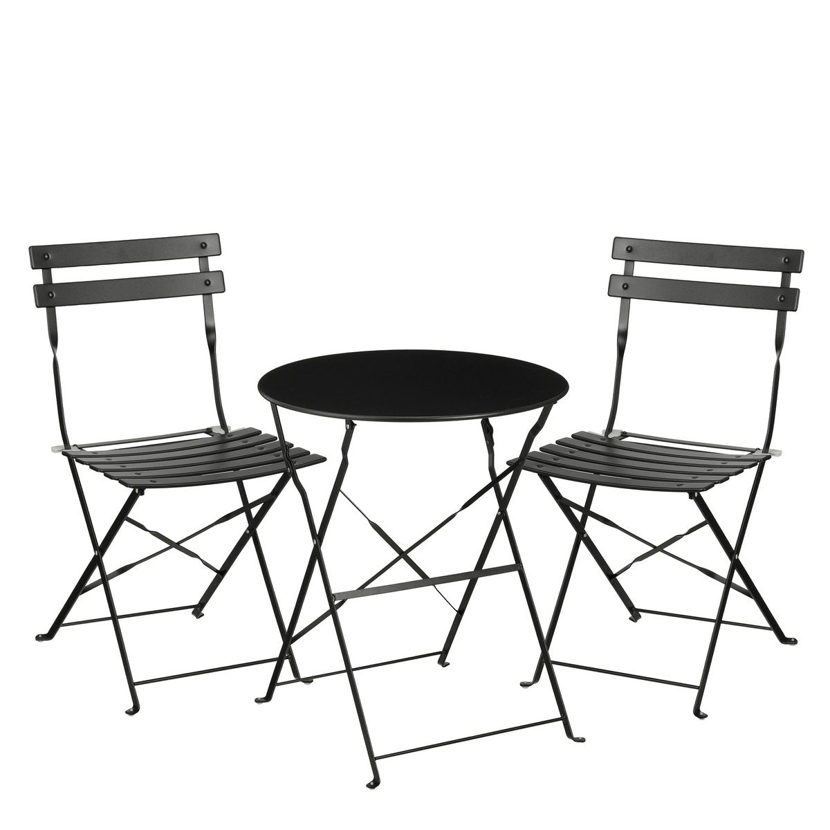 Laurence Bistro set - Set of 3 - Metal - Black