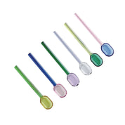 Set of 6 Multicolored Teaspoons 