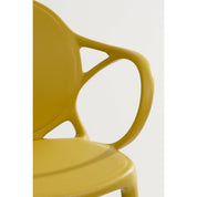 Nebraska Garden chair - L56 x W57 x H80 cm - Polypropylene - Ocher