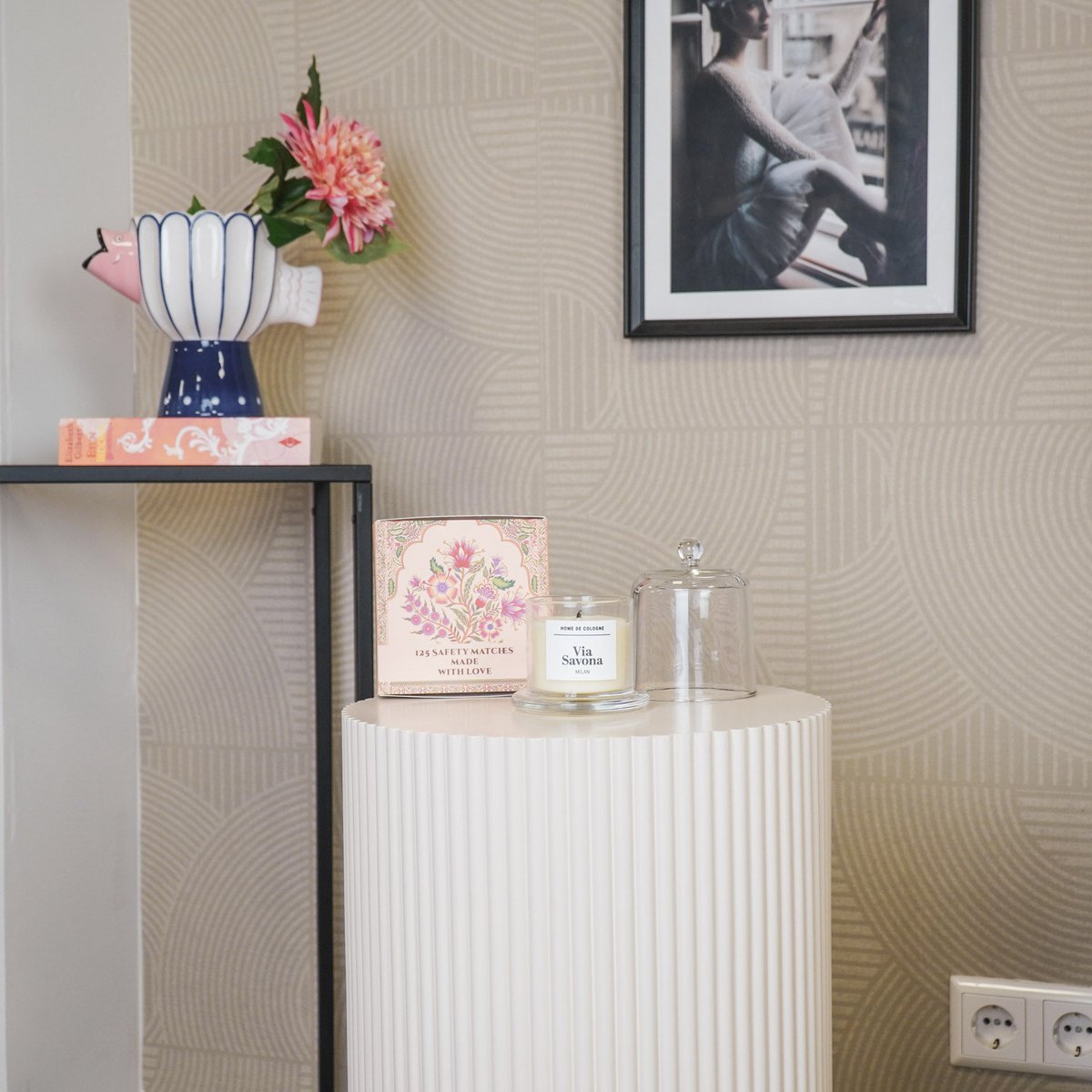 Scented Candle - Glass Dome via Savona Milano - 100 Gram 