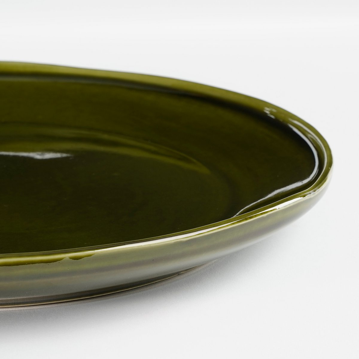 Rhea Dinner plate - Ø28 cm - Ceramic - Green
