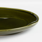 Rhea Dinner plate - Ø28 cm - Ceramic - Green