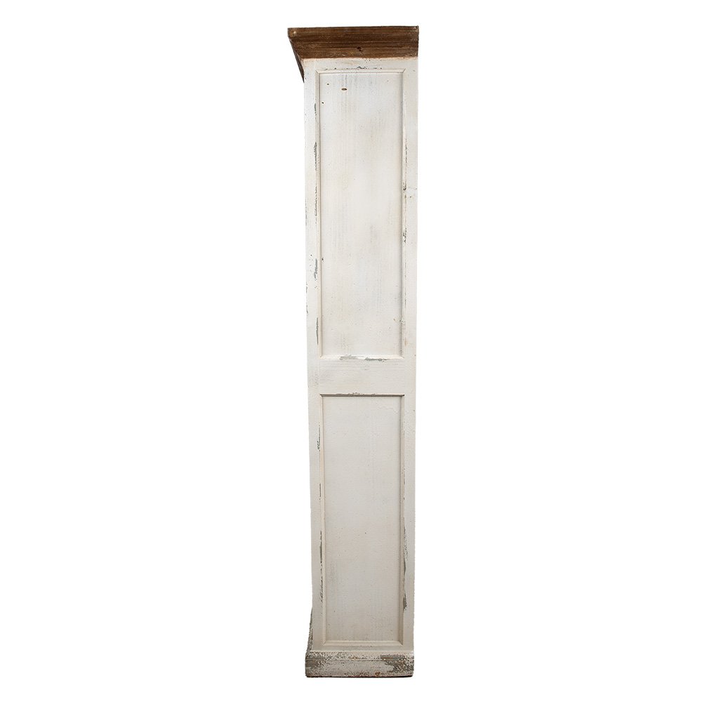 Boekenkast Wit, Hout 120x36x195 cm