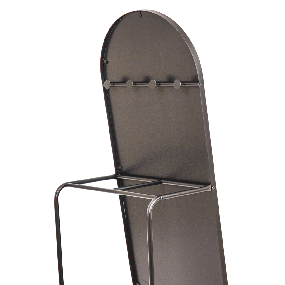 Full-length mirror + clothes rack 
