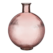 Firenza Bottle Vase - H42 x Ø34 cm - Recycled Glass - Light Pink
