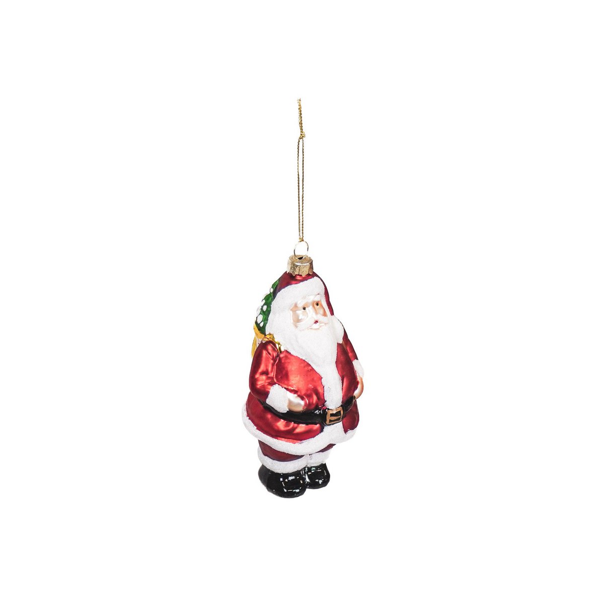 Christmas ornament - Santa Claus - Glass - 6.5x6.5x13cm