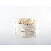 Round Bread Basket Silver 22x22x10