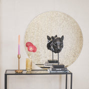 Mirror - Round - Smoked glass - 80x1x80cm