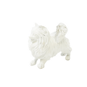 Ornament - Pomeranian - White - 10.5x5x9cm