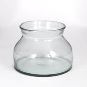 Vienne Bowl - H15 x Ø27 cm - Recycled Glass - Transparent