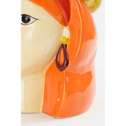 Funny Flowerpot Inside - H25 x Ø20 cm - Dolomite - Yellow