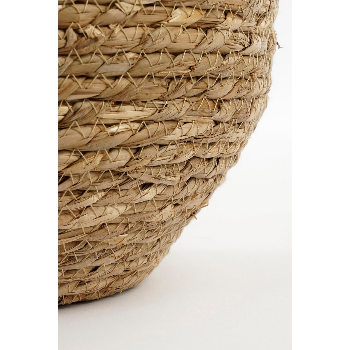 Jorck Plant Basket - Set of 3 - H24 x Ø26 cm - Seagrass - Red, Brown