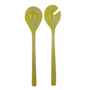 Yellow Resin Salad Servers 33x7.6x2.5cm