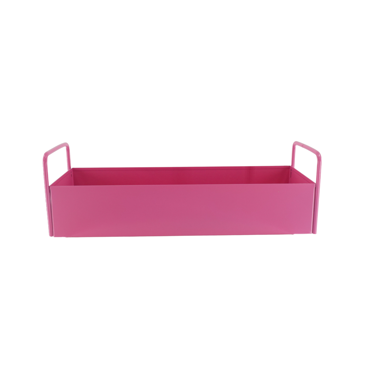 Tray - Metal - Pink - 41.5x15.5x13cm