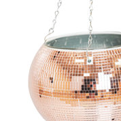 Pot de fleurs Hangende - Disco - Verre - Rosé Goud - 25x25x25cm