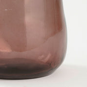 Pinto Vase - H51 x Ø22 cm - Recycled Glass - Dark Brown