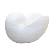 Decorative white polyresin bowl 