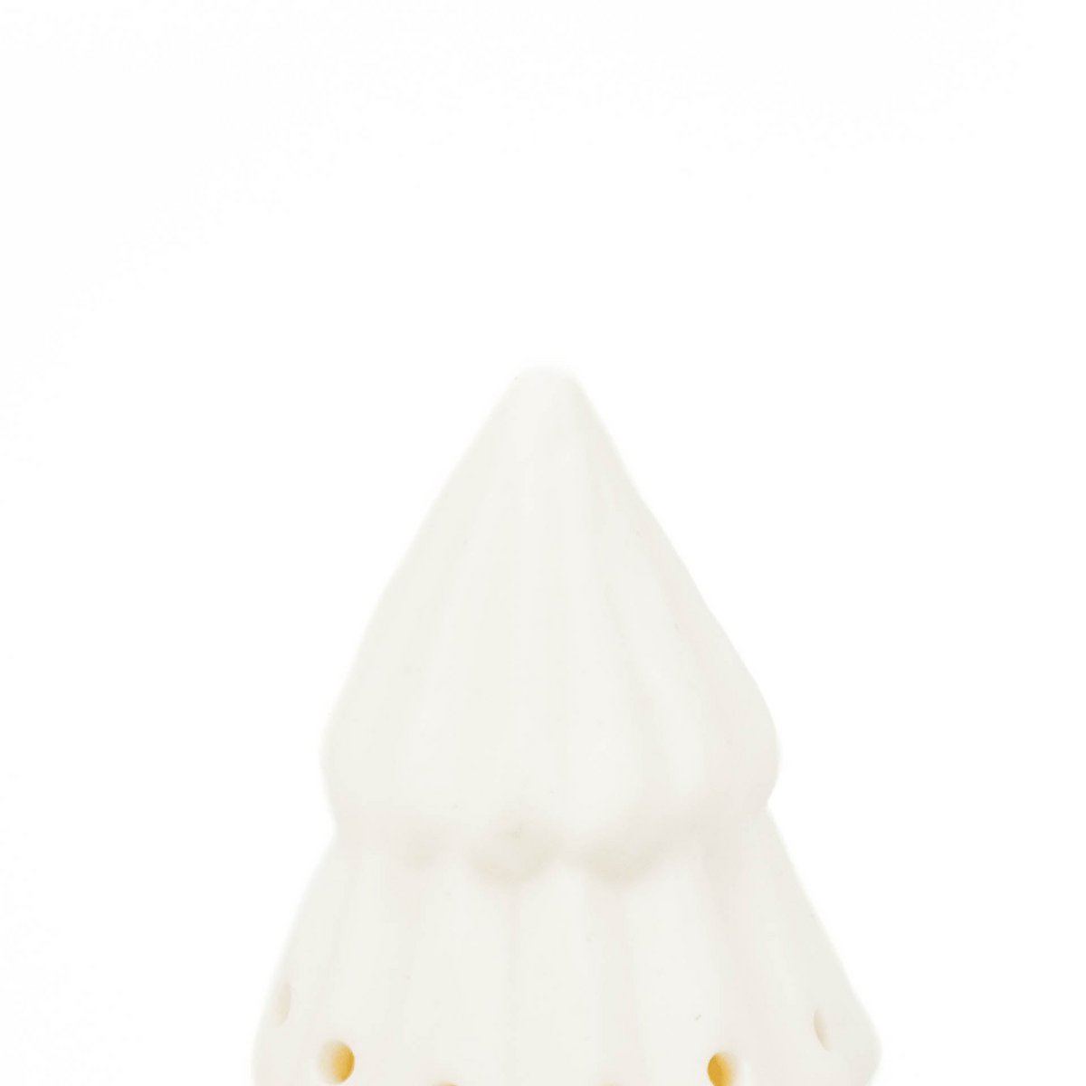 Ledlight - Kerstboom - Keramiek - Wit - 9x9x15,5cm