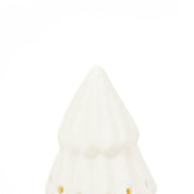 Ledlight - Kerstboom - Keramiek - Wit - 9x9x15,5cm